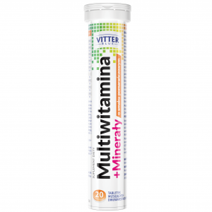 Suplement diety Multiwitamina + Minerały w tabletkach musujących - Vitter - tabletki