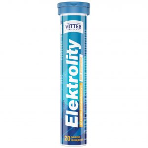 Suplement diety Elektrolity w tabletkach musujących - Vitter Blue - tabletki musujące