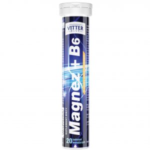 Suplement diety Magnez + B6 w tabletkach musujących Vitter Blue - tabletki musujące