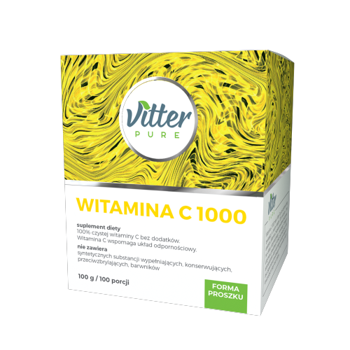 Suplement Diety - Witamina C 1000 - w proszku - 100% witaminy C